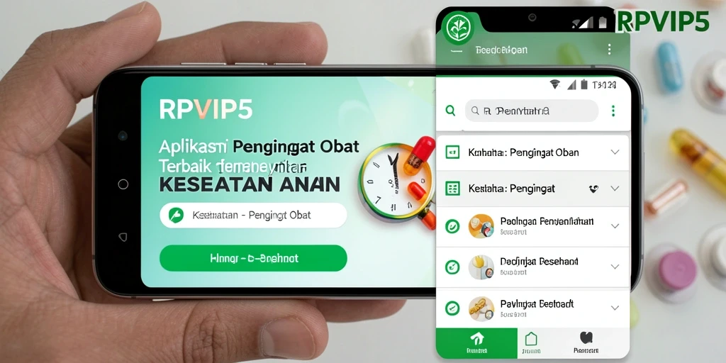 Antarmuka aplikasi RPVIP5 yang intuitif dan user-friendly.
