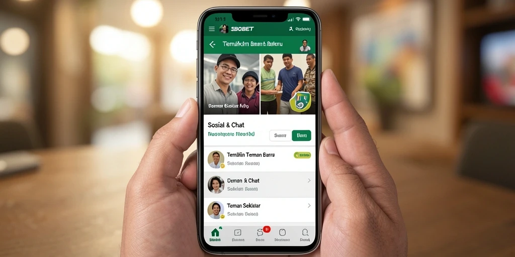 Tampilan antarmuka SBOBET yang sederhana dan menarik untuk Teman Sekitar.